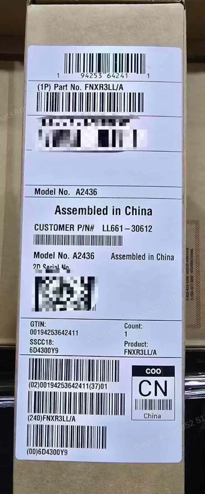 Tablets(平板電腦)-CPO-iPad Pro 12.9-inch Gen 6（2022）M2-Wi-Fi-A2436-LL-A-256GB-Not Activate - LiuDao stock photo 1