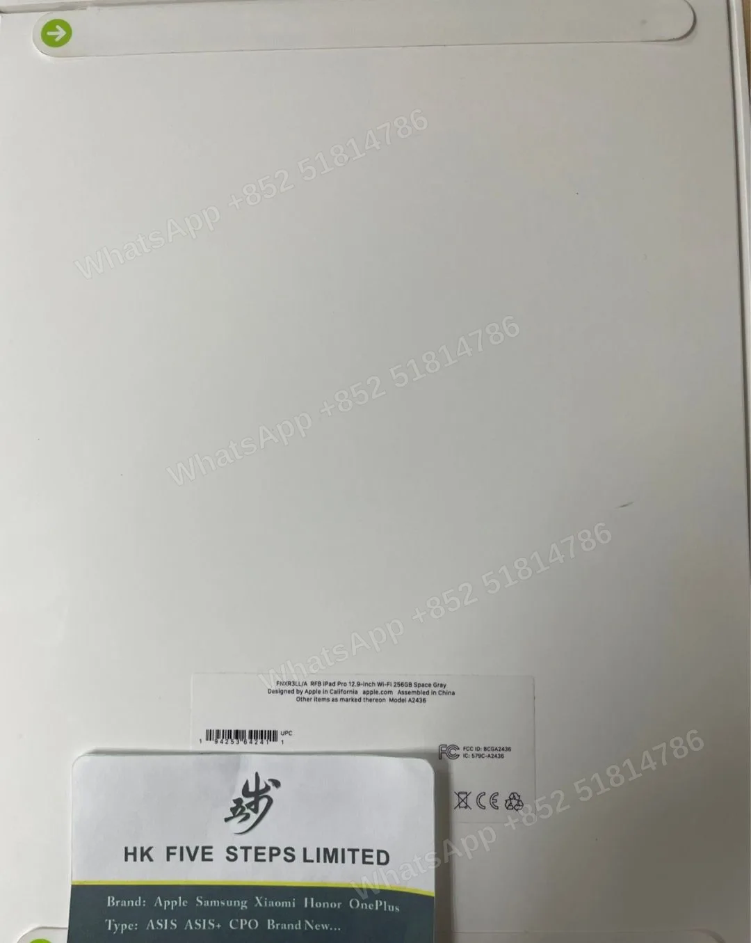 Tablets(平板電腦)-CPO-iPad Pro 12.9-inch Gen 6（2022）M2-Wi-Fi-A2436-LL-A-256GB-Not Activate - LiuDao stock photo 1