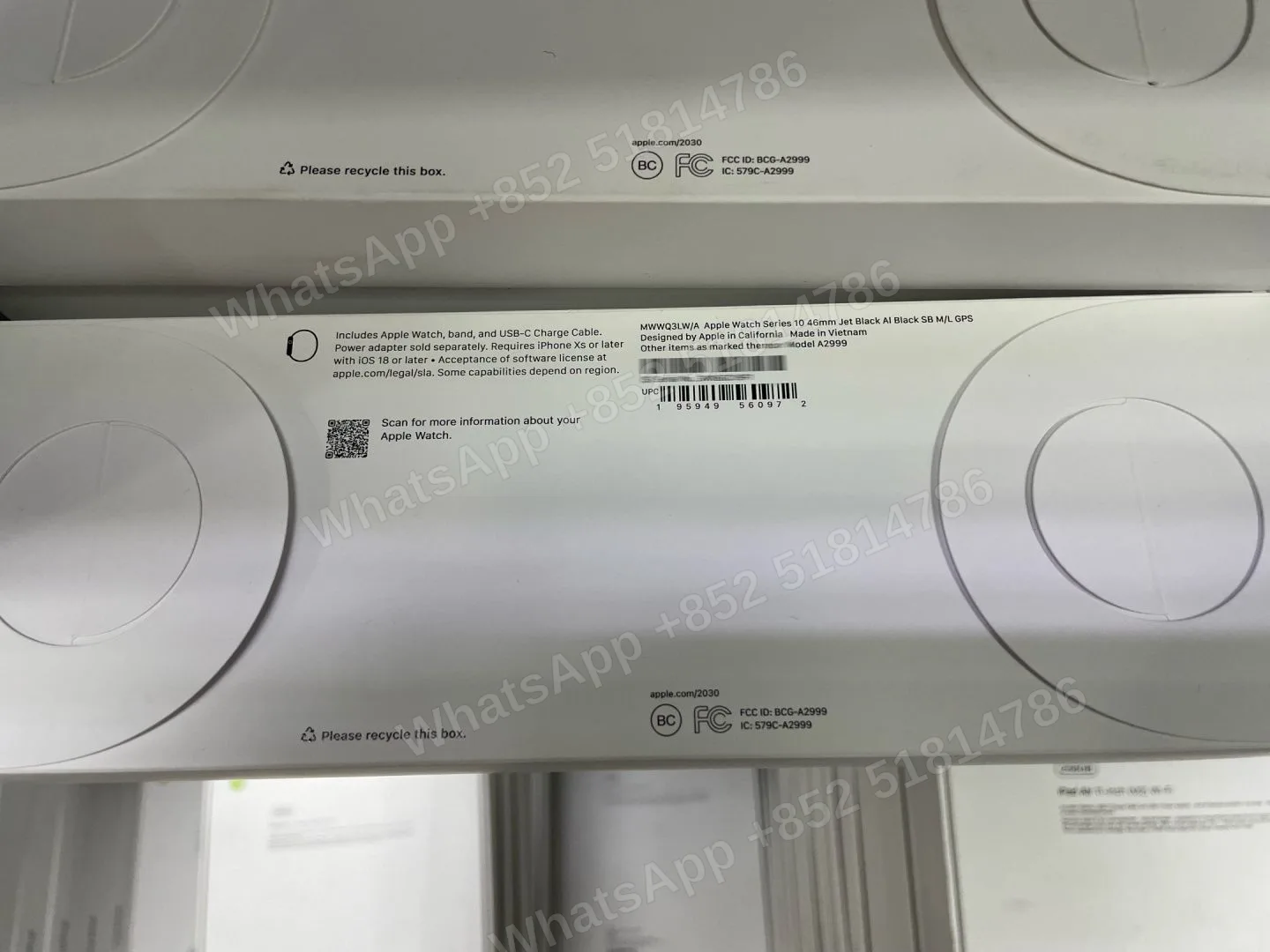 Watches(手錶)-Brand new-Watch S10 46mm Aluminum（2024）-GPS-A2999-LL-A-M-L-Not Activate - LiuDao stock photo 1