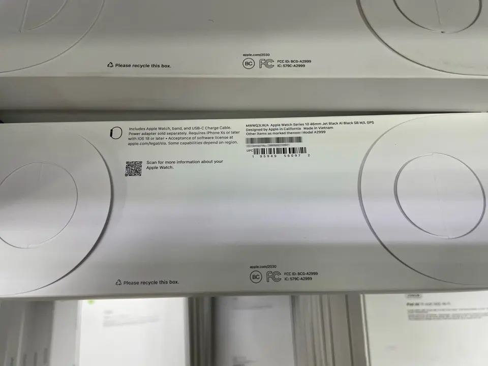 Watches(手錶)-Brand new-Watch S10 46mm Aluminum（2024）-GPS-A2999-LL-A-M-L-Not Activate - LiuDao Apple Watch stock photo 1