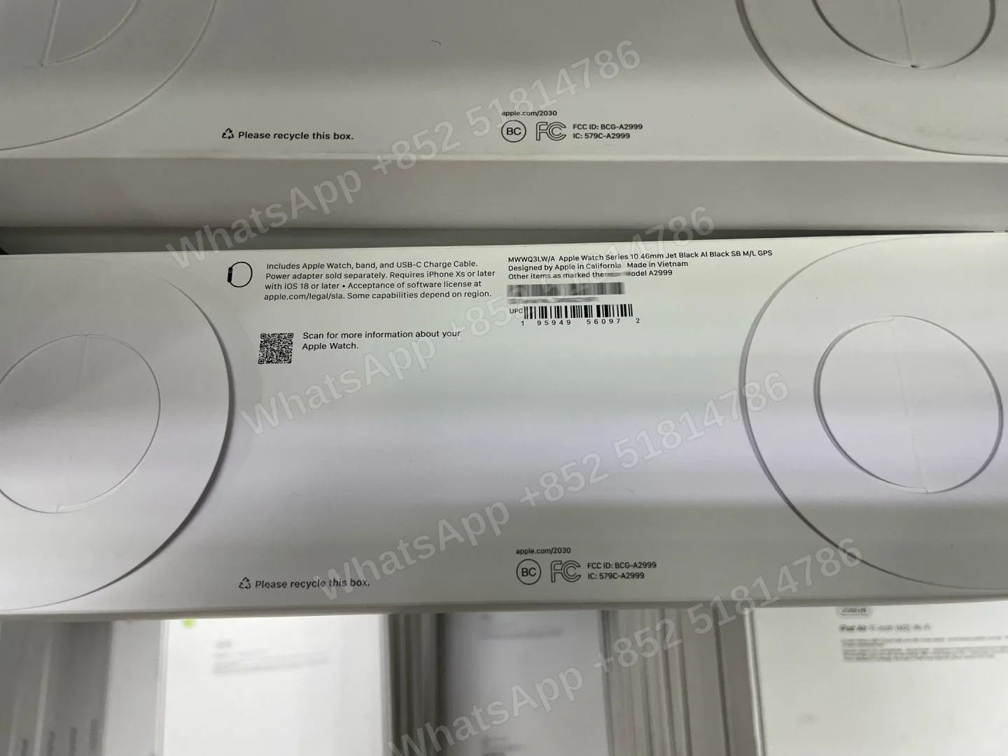Watches(手錶)-Brand new-Watch S10 46mm Aluminum（2024）-GPS-A2999-LL-A-M-L-Not Activate - LiuDao stock photo 1