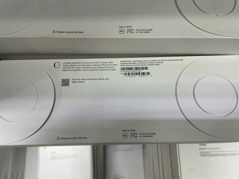 Watches(手錶)-Brand new-Watch S10 46mm Aluminum（2024）-GPS-A2999-LL-A-M-L-Not Activate - LiuDao Apple Watch stock photo 1