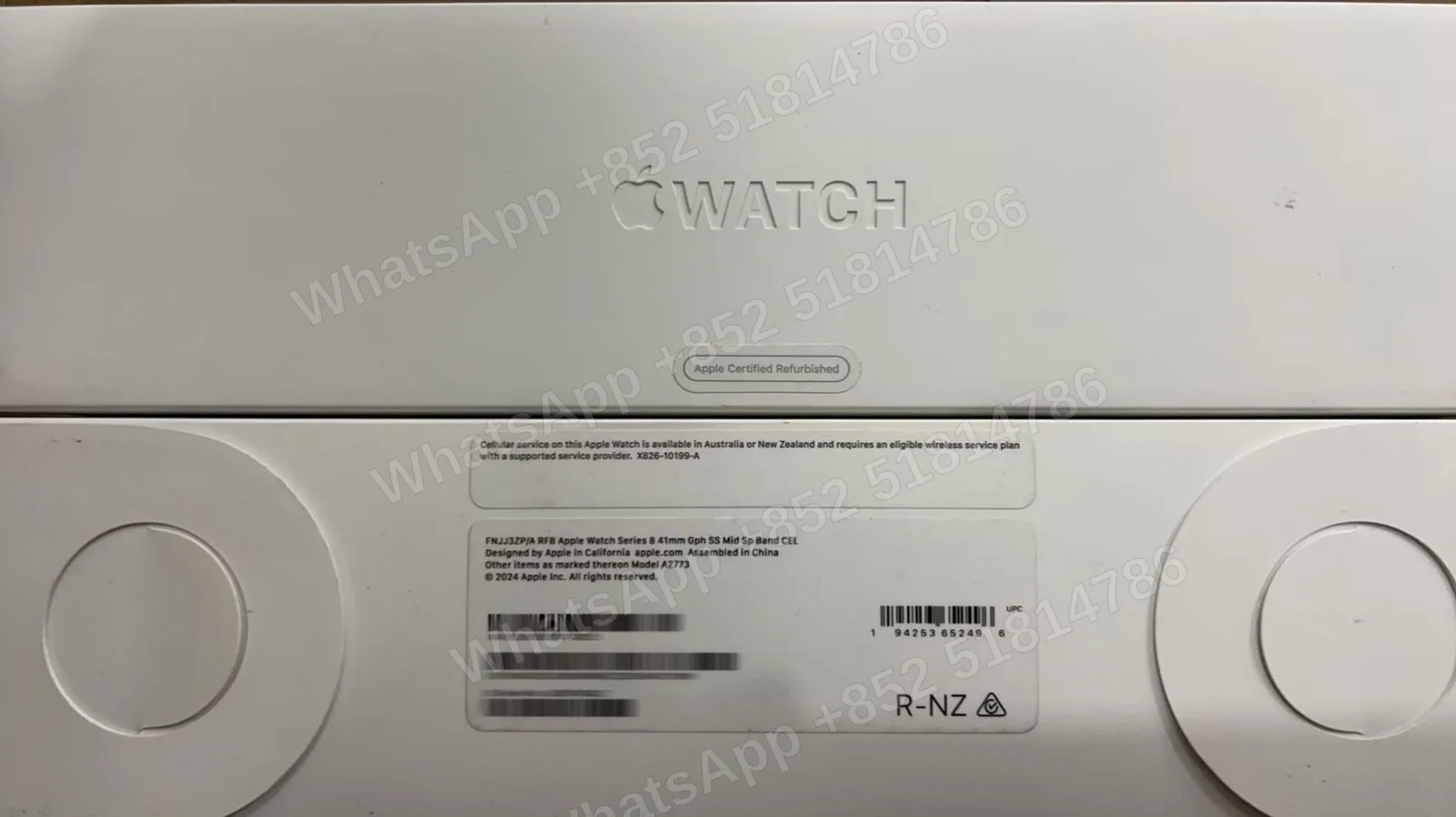 Watches(手錶)-CPO-Watch S8 41mm Stainless（2022）-Cellular-A2773-ZP-A-S-M-Not Activate - LiuDao stock photo 1